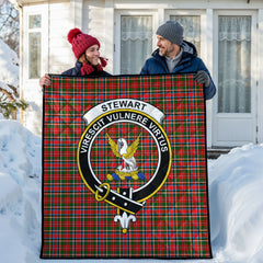 Stewart Royal Tartan Crest Quilt
