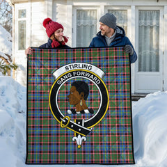 Stirling (of Keir) Tartan Crest Quilt