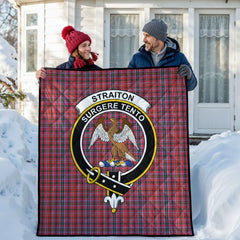 Straiton Tartan Crest Quilt