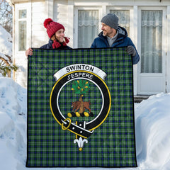 Swinton Tartan Crest Quilt
