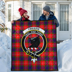 Tweedie Tartan Crest Quilt