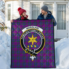 Wardlaw Modern Tartan Crest Quilt