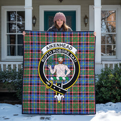 Aikenhead Tartan Crest Quilt