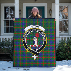 Aiton Tartan Crest Quilt