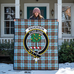 Anderson Ancient Tartan Crest Quilt