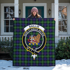 Baillie Tartan Crest Quilt