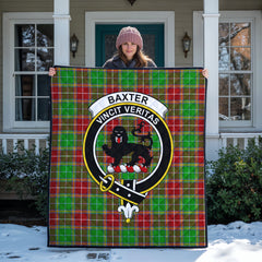 Baxter Modern Tartan Crest Quilt