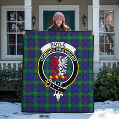 Boyle Tartan Crest Quilt
