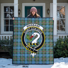 Brisbane Tartan Crest Quilt