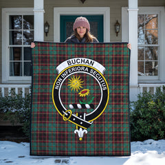 Buchan Ancient Tartan Crest Quilt