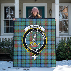 Caldwell Tartan Crest Quilt