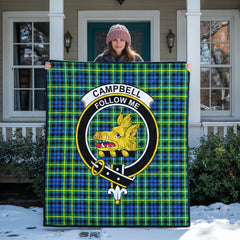 Campbell of Breadalbane Ancient Tartan Crest Quilt