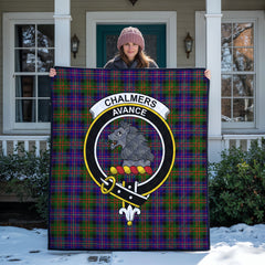 Chalmers Tartan Crest Quilt
