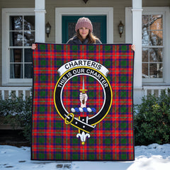 Charteris (Earl of Wemyss) Tartan Crest Quilt