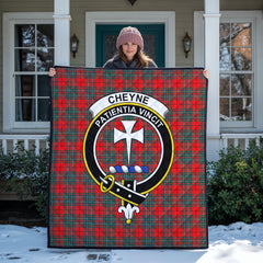 Cheyne Tartan Crest Quilt