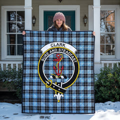 Clark Ancient Tartan Crest Quilt