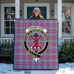 Crawford Ancient Tartan Crest Quilt