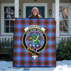 Crichton Tartan Crest Quilt