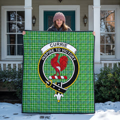 Currie Tartan Crest Quilt