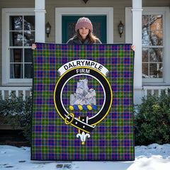 Dalrymple Tartan Crest Quilt
