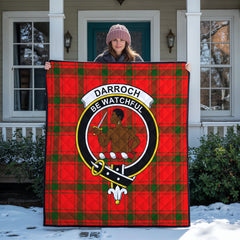 Darroch (Gourock) Tartan Crest Quilt