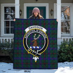 Davidson Modern Tartan Crest Quilt