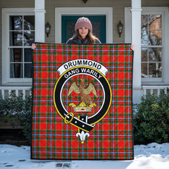 Drummond of Perth Tartan Crest Quilt