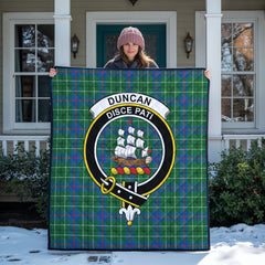 Duncan Ancient Tartan Crest Quilt
