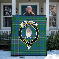 Duncanson Tartan Crest Quilt