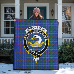 Edmonstone Tartan Crest Quilt