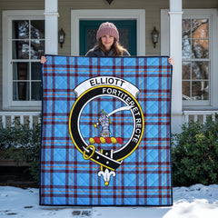 Elliott Ancient Tartan Crest Quilt