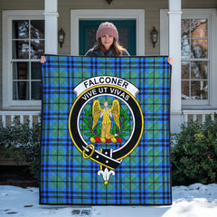 Falconer Tartan Crest Quilt