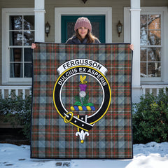 Fergusson Weathered Tartan Crest Quilt