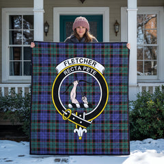 Fletcher Modern Tartan Crest Quilt