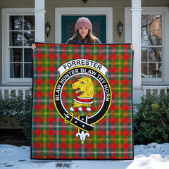 Forrester Tartan Crest Quilt