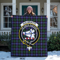 Galbraith Modern Tartan Crest Quilt