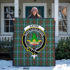 Gayre Tartan Crest Quilt