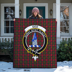 Ged Tartan Crest Quilt