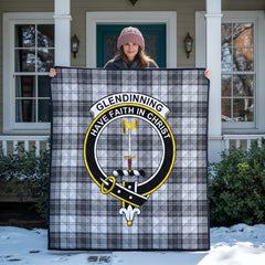 Glendinning Tartan Crest Quilt