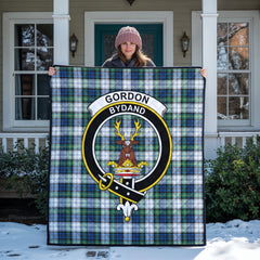 Gordon Dress Ancient Tartan Crest Quilt