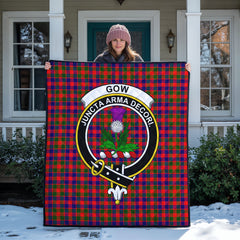 Gow (of Skeoch) Tartan Crest Quilt