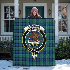 Graham of Menteith Ancient Tartan Crest Quilt
