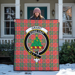 Grant Ancient Tartan Crest Quilt