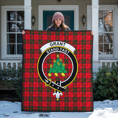 Grant Modern Tartan Crest Quilt