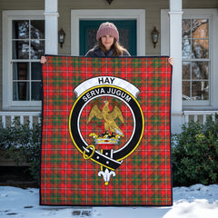 Hay Modern Tartan Crest Quilt