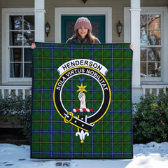 Henderson Modern Tartan Crest Quilt