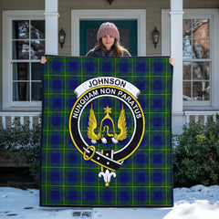 Johnson Modern Tartan Crest Quilt
