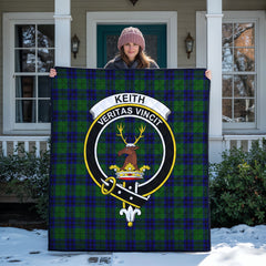 Keith Modern Tartan Crest Quilt