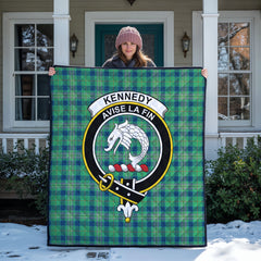 Kennedy Ancient Tartan Crest Quilt