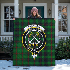 Kinnear Tartan Crest Quilt